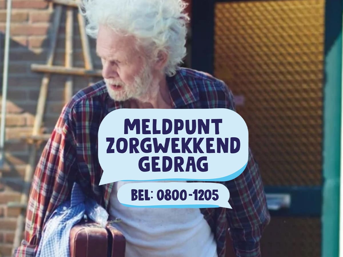 Maak je je zorgen over het mentale welzijn van iemand, bel dan Meldpunt Zorgwekkend Gedrag - 0800-1205